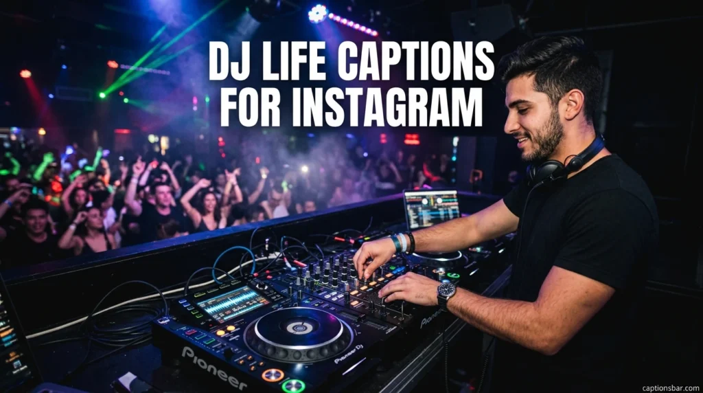 DJ Life Captions for Instagram