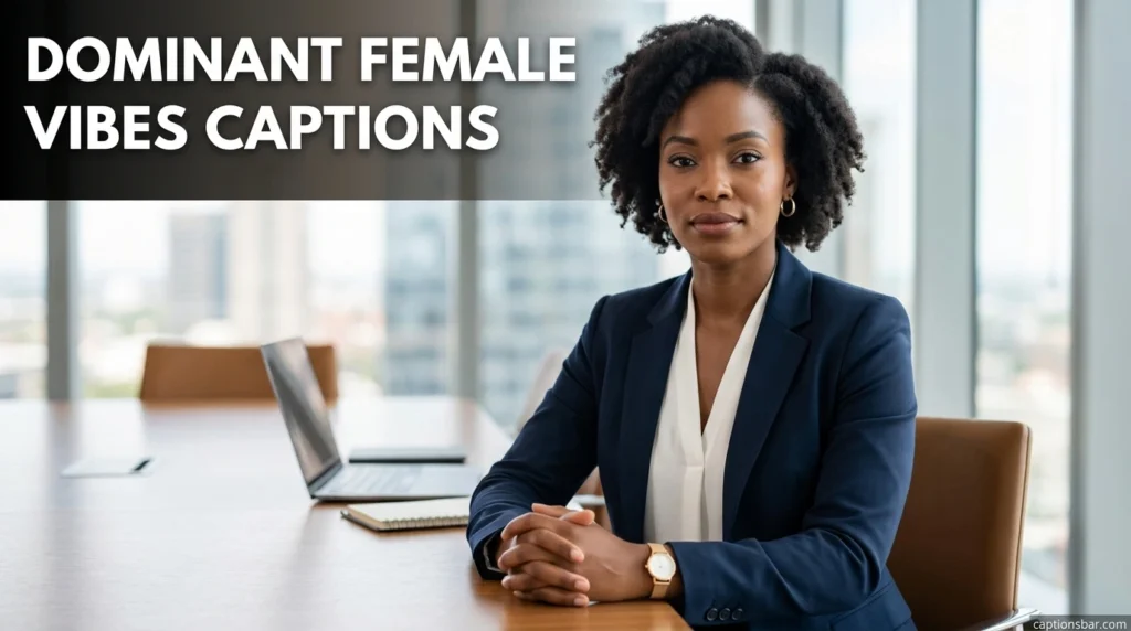 Dominant Female Vibes Captions