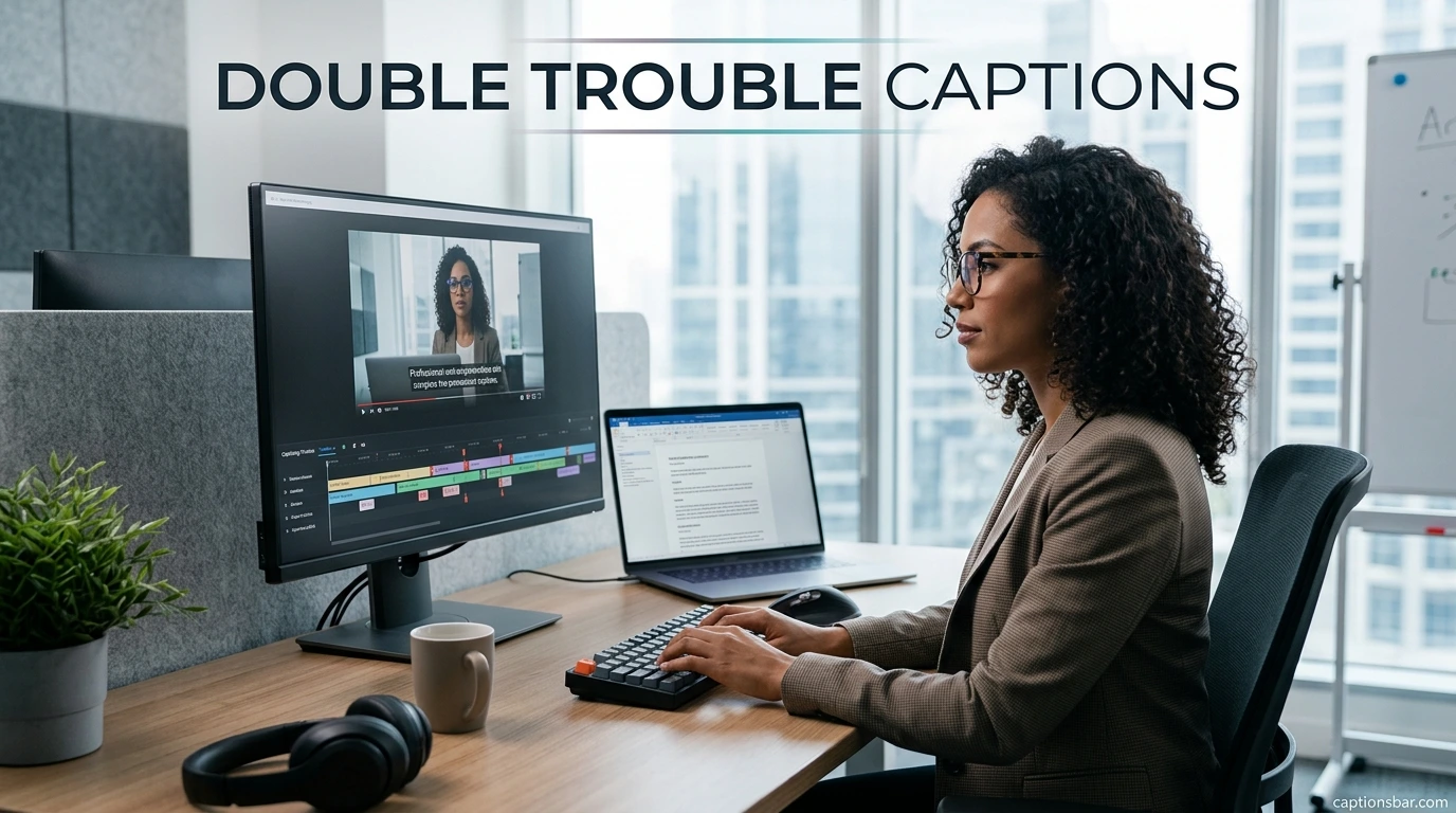 Double Trouble Captions