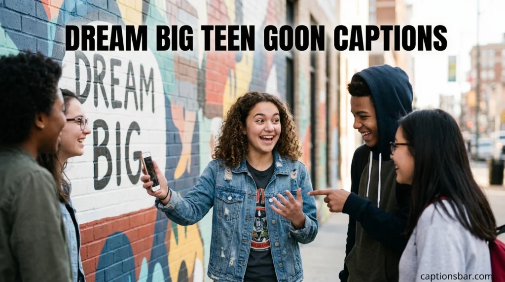 Dream Big Teen Goon Captions
