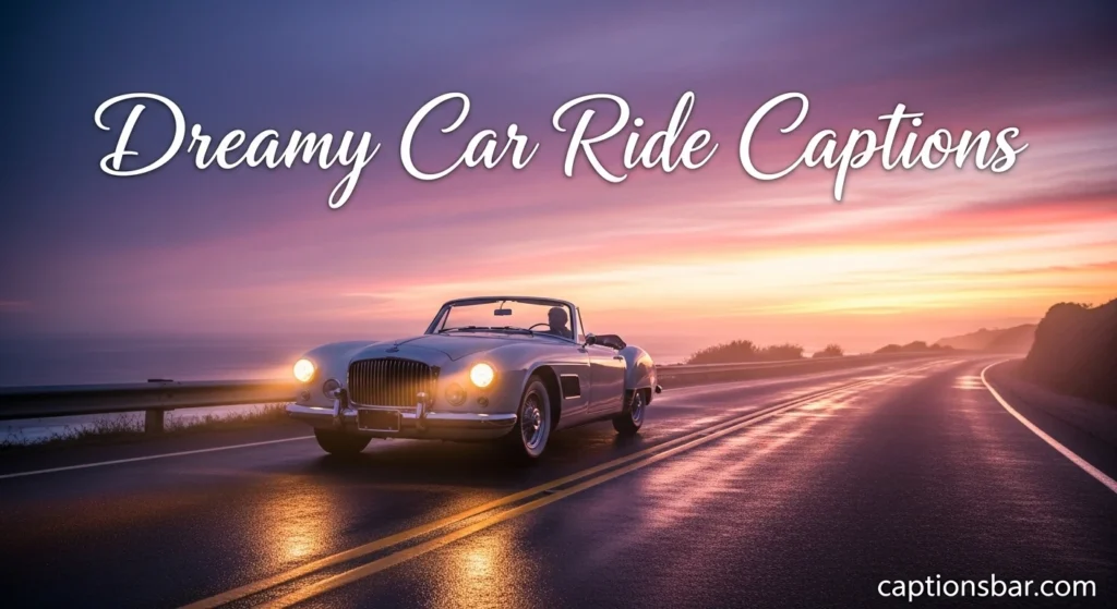 Dreamy Car Ride Captions