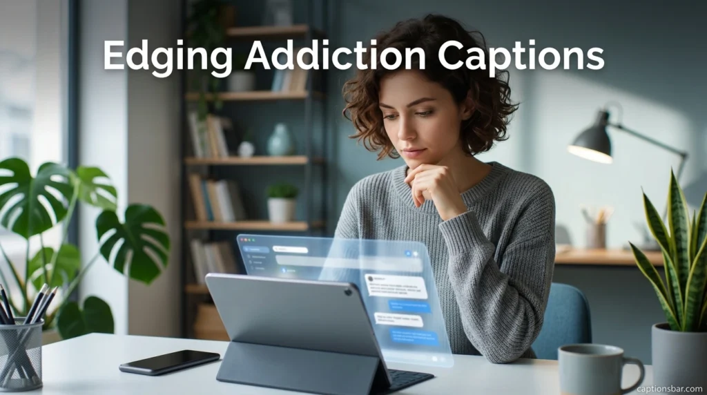 Edging Addiction Captions