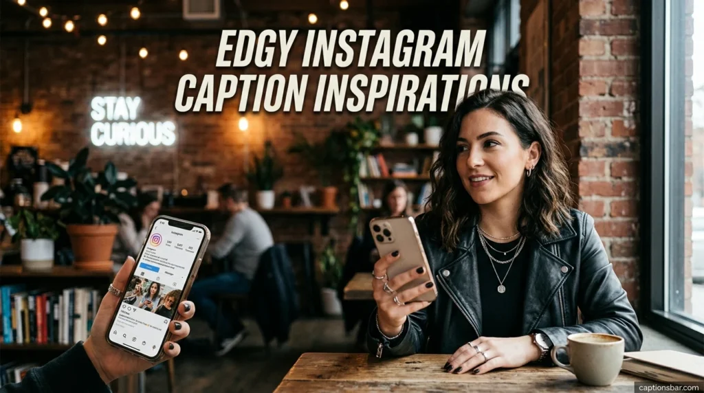 Edgy Instagram Caption Inspirations