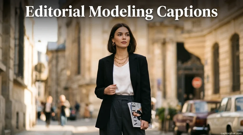 Editorial Modeling Captions