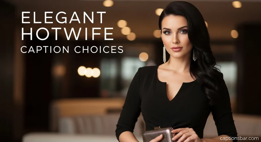 Elegant Hotwife Caption Choices