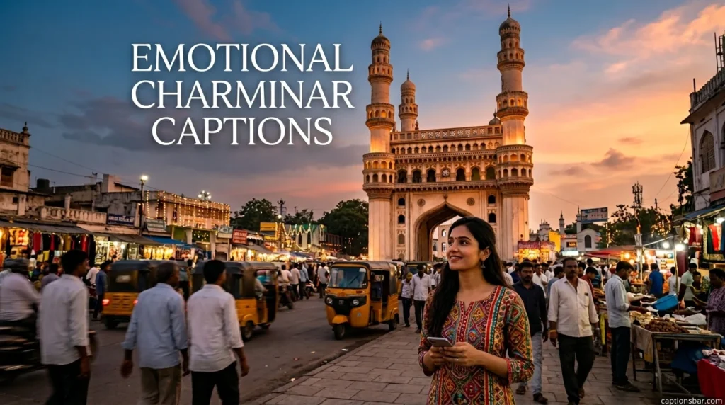 Emotional Charminar Captions