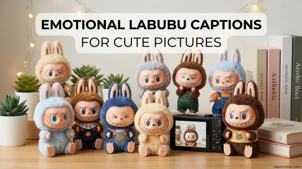 Emotional Labubu Captions for Cute Pictures