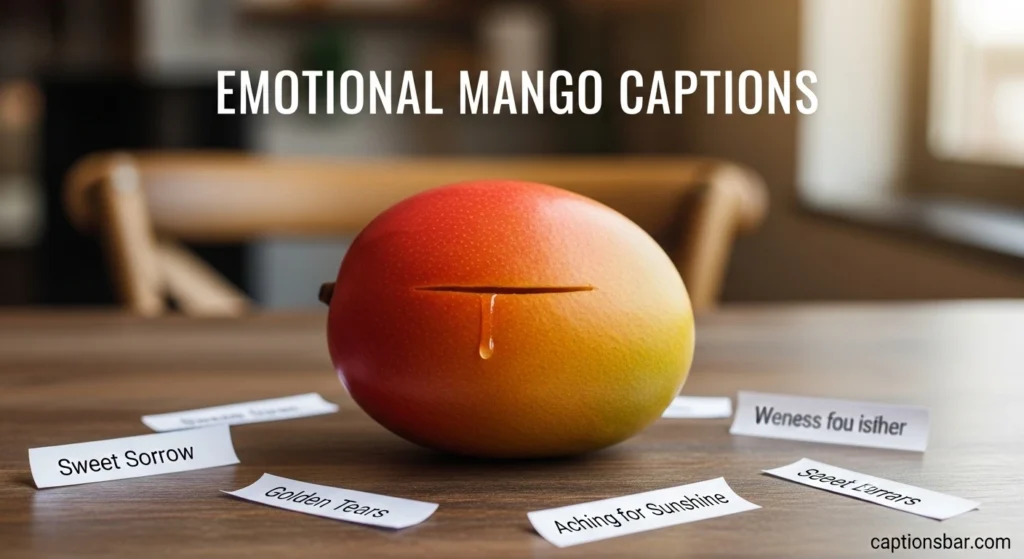 Emotional Mango Captions