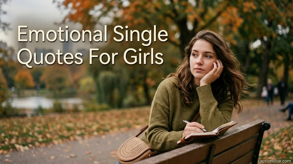 Emotional Single Quotes For Girls
