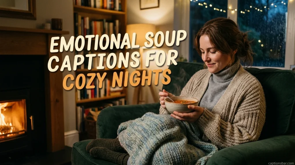 Emotional Soup Captions For Cozy Nights