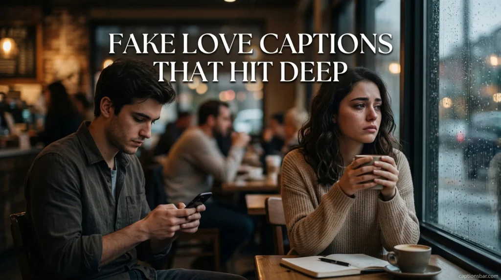Fake Love Captions That Hit Deep