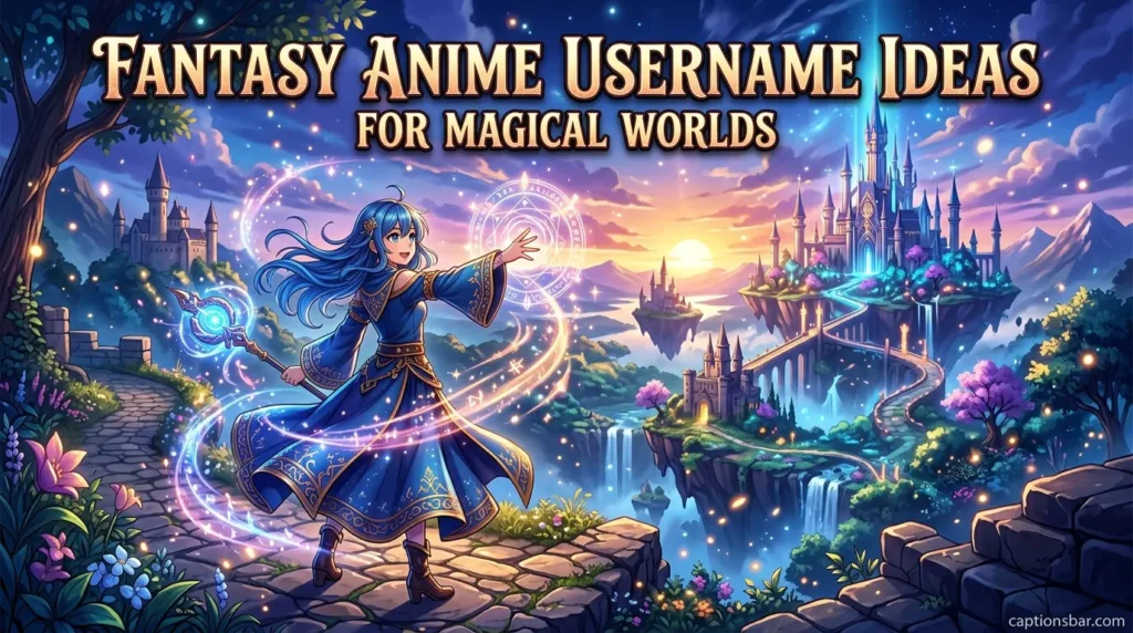 Fantasy Anime Username Ideas for Magical Worlds