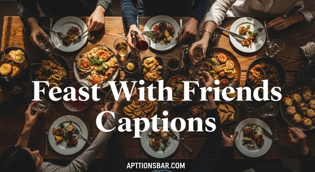 Feast With Friends Captions