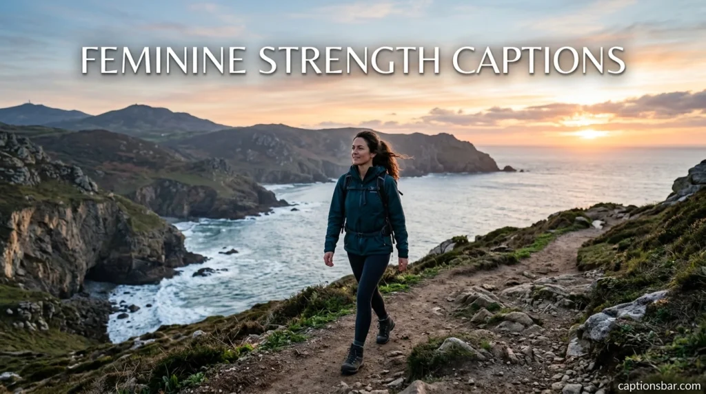 Feminine Strength Captions