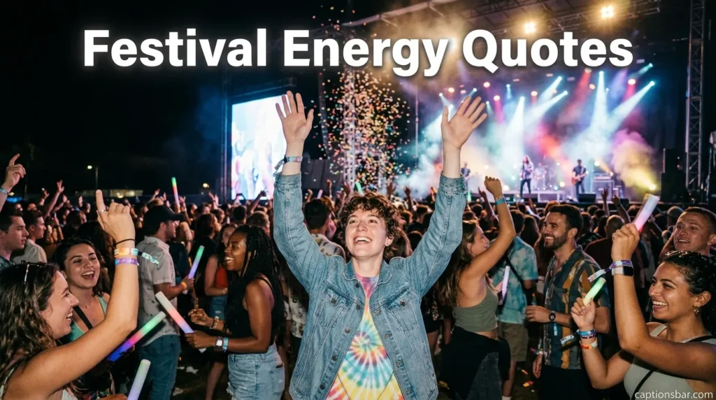 Festival Energy Quotes