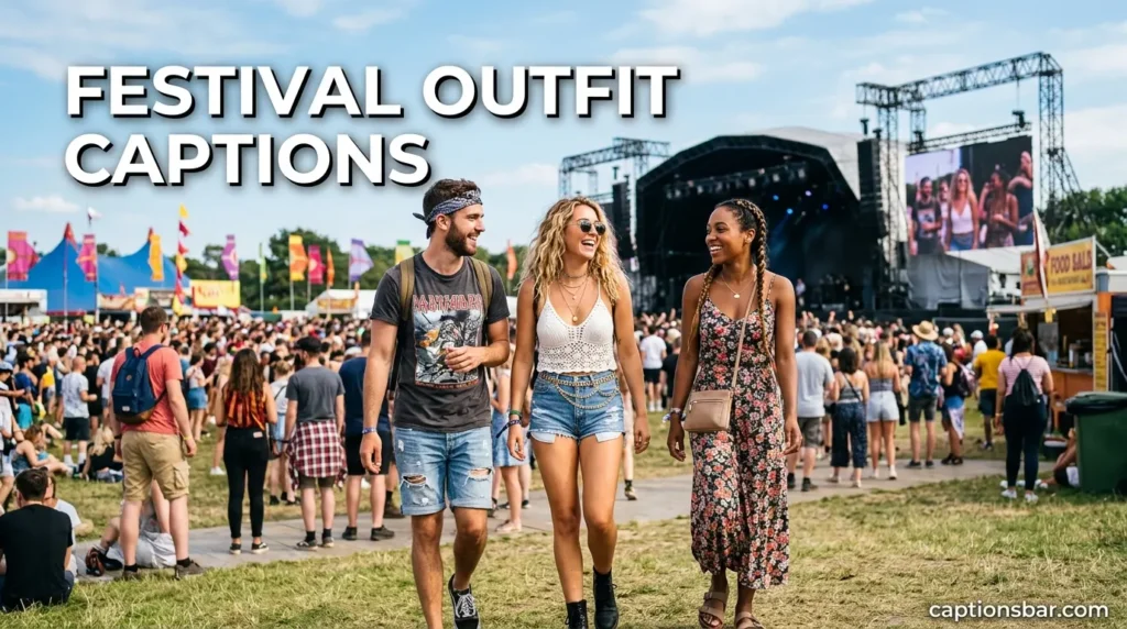 Festival Outfit Captions