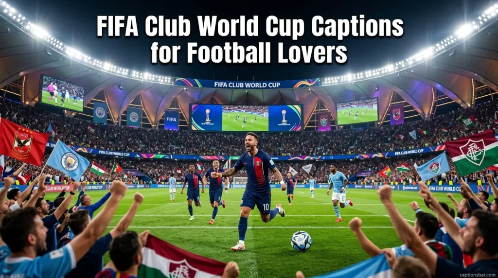 FIFA Club World Cup Captions for Football Lovers