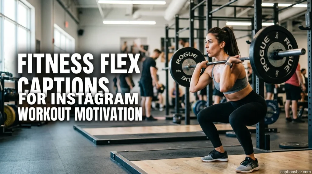 Fitness Flex Captions for Instagram Workout Motivation