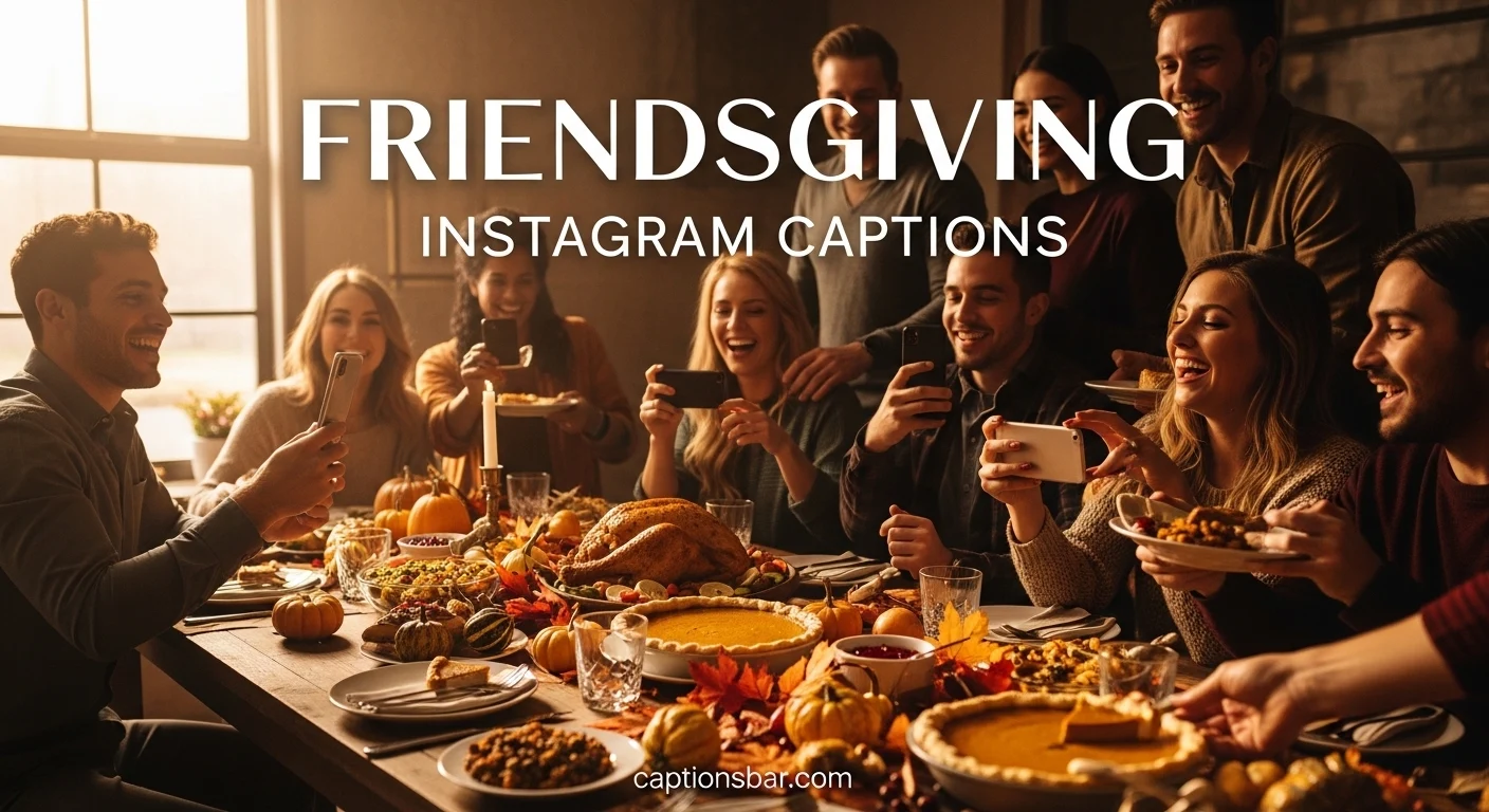 Friendsgiving Instagram Captions