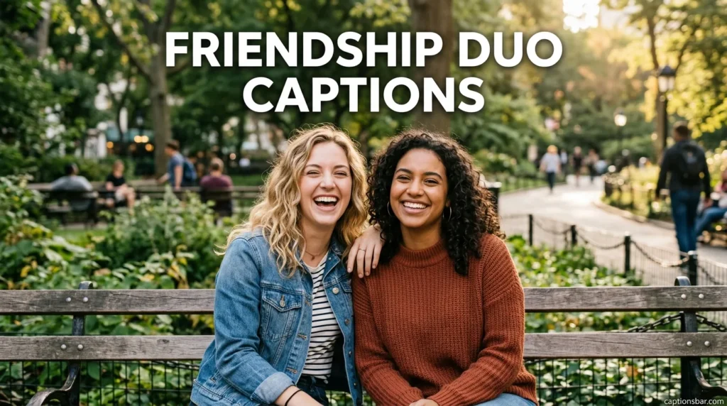 Friendship Duo Captions