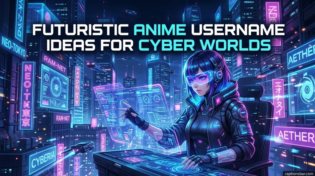 Futuristic Anime Username Ideas for Cyber Worlds