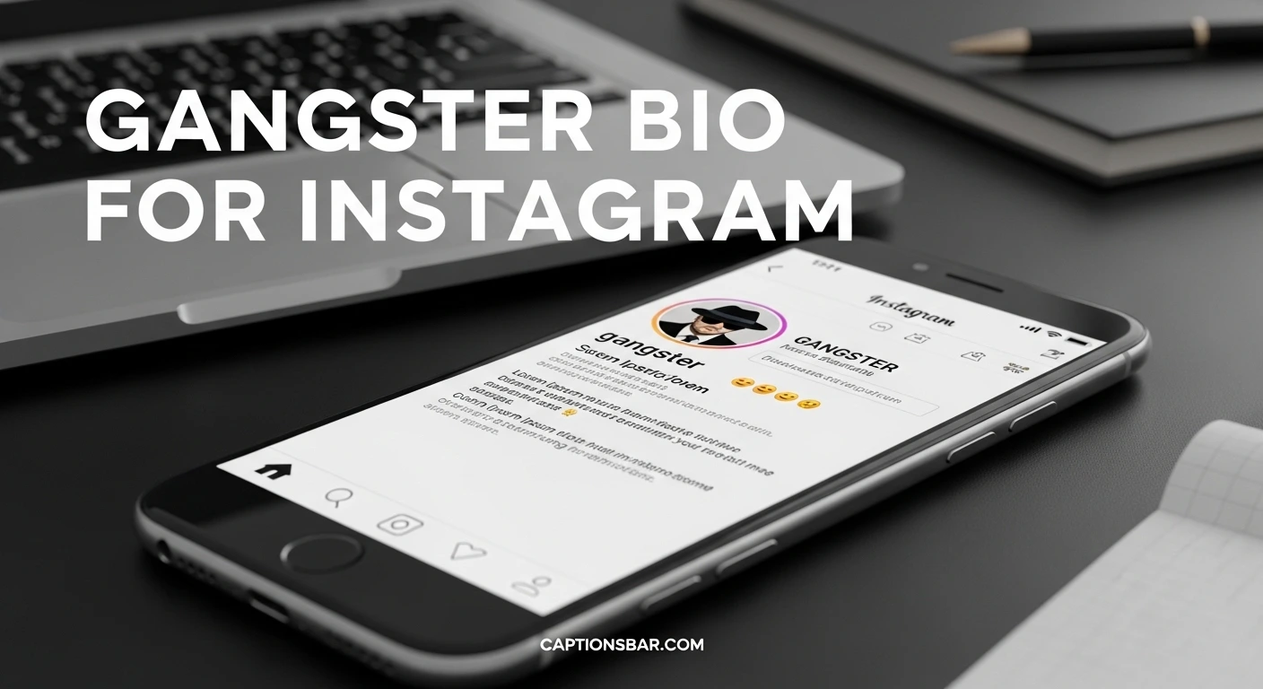 Gangster Bio for Instagram