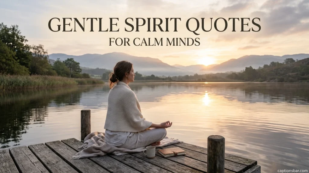 Gentle Spirit Quotes for Calm Minds