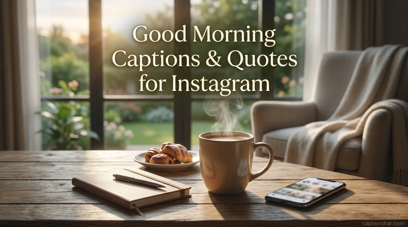 Good Morning Captions & Quotes for Instagram