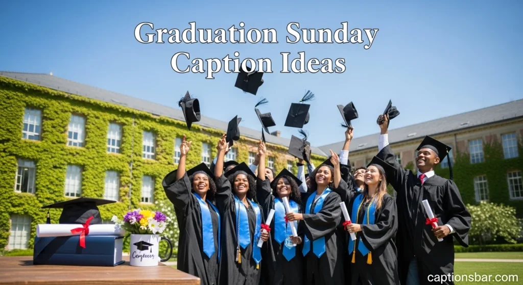 Graduation Sunday Caption Ideas