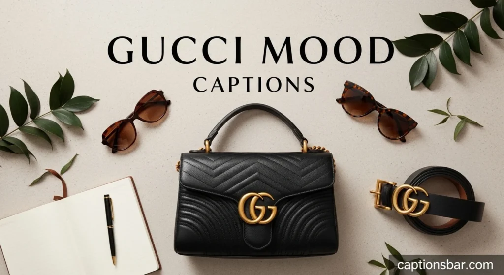 Gucci Mood Captions