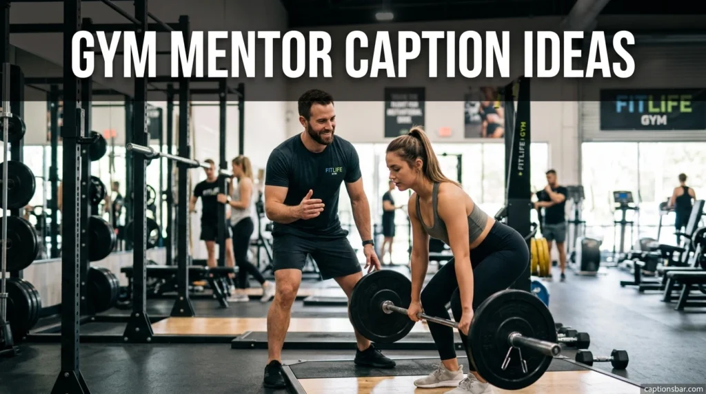 Gym Mentor Caption Ideas
