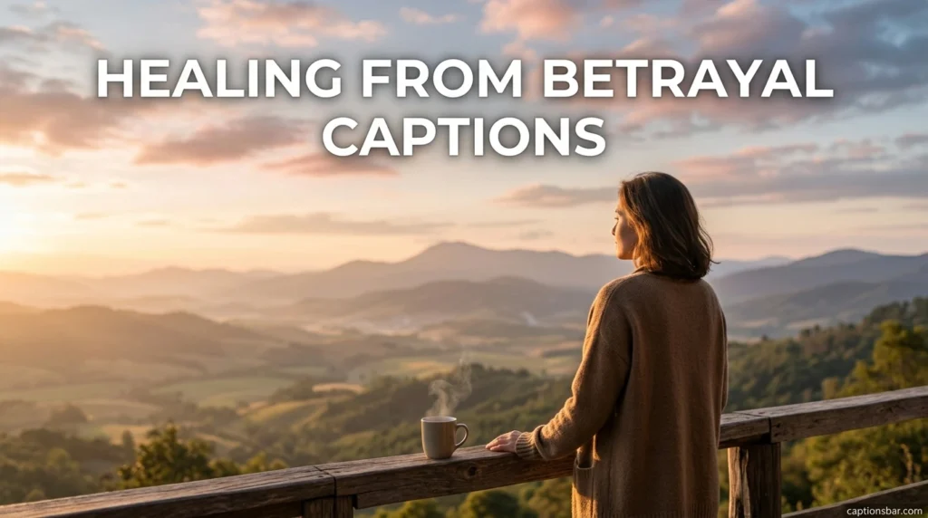 Healing From Betrayal Captions