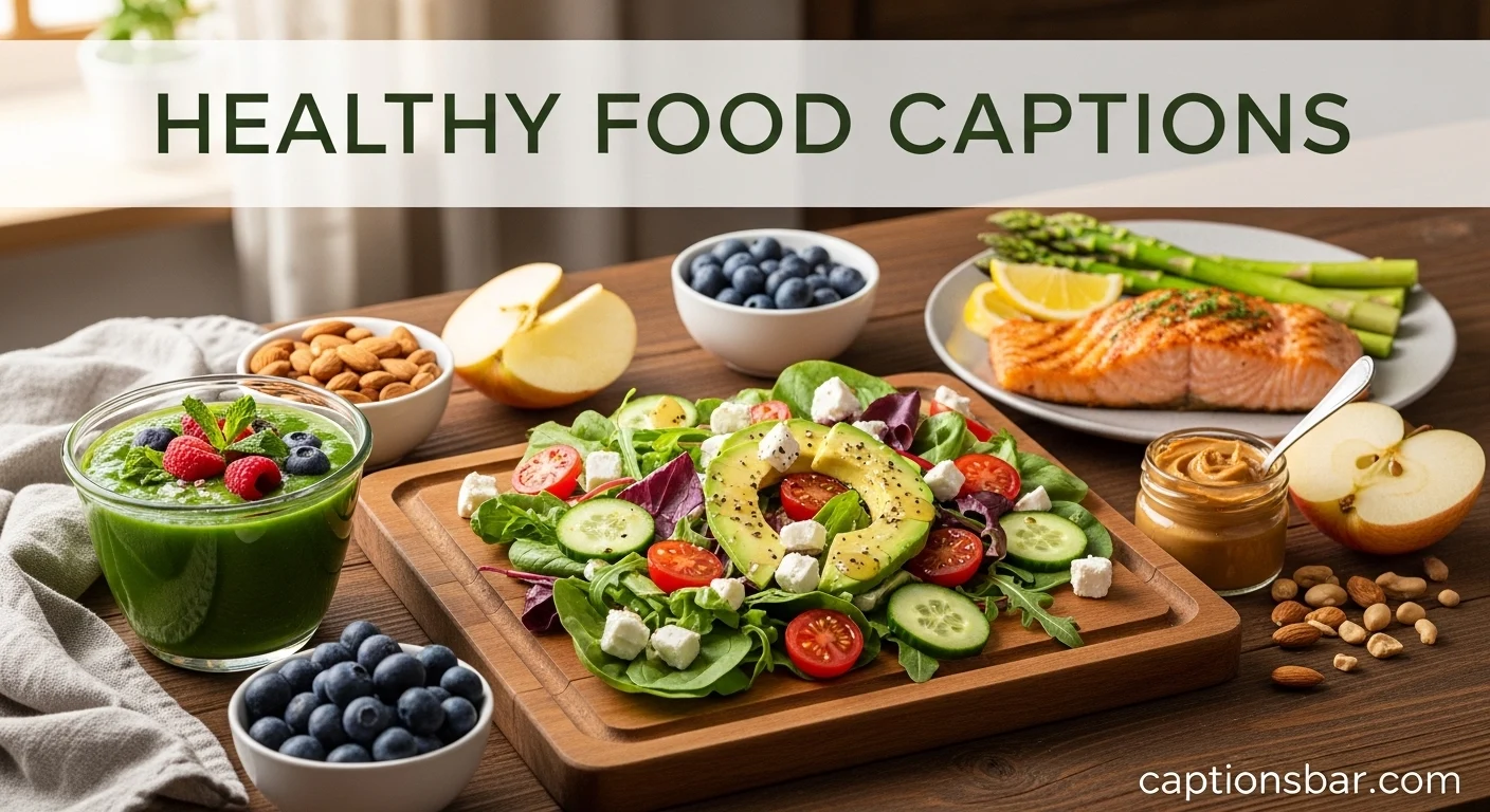 Healthy Food Captions