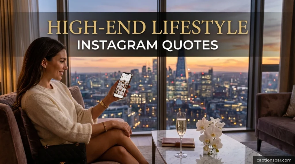 High-End Lifestyle Instagram Quotes