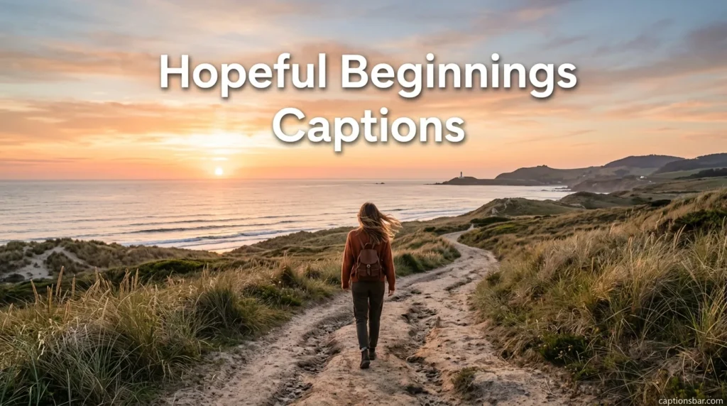 Hopeful Beginnings Captions