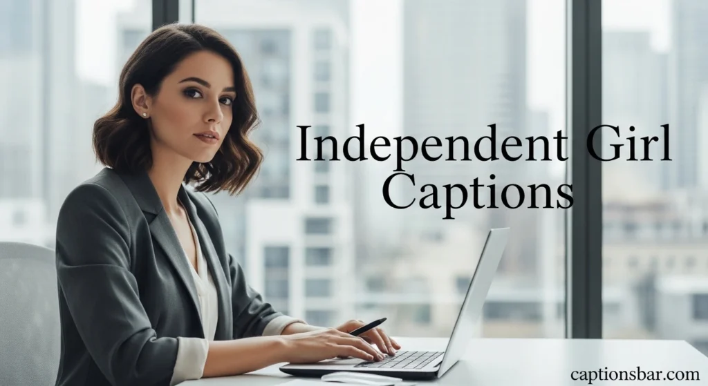 Independent Girl Captions