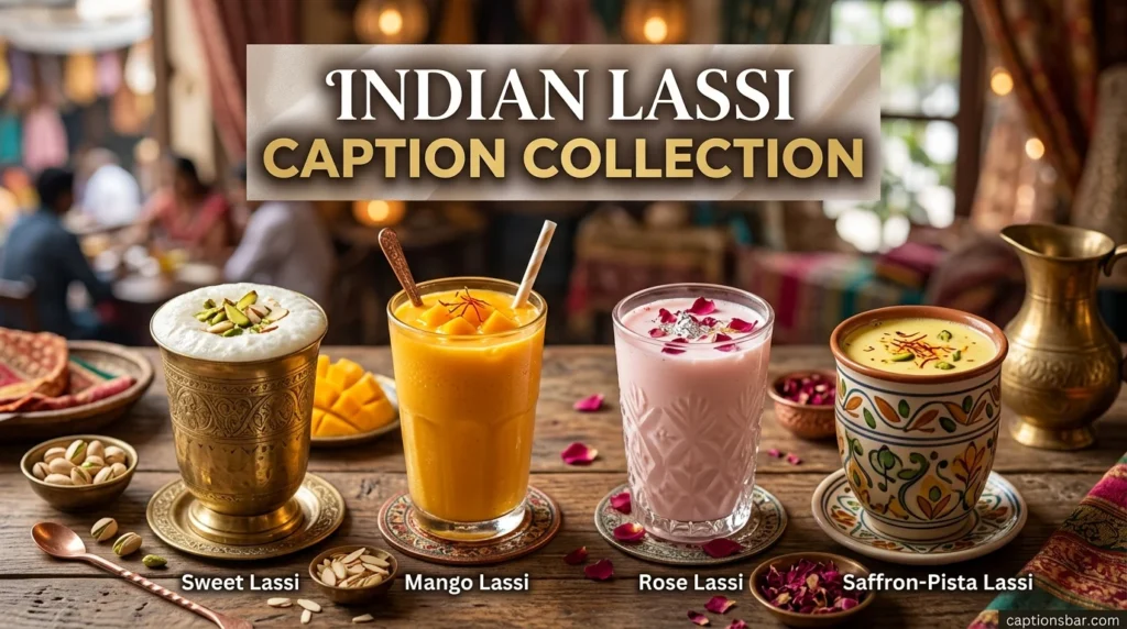 Indian Lassi Caption Collection