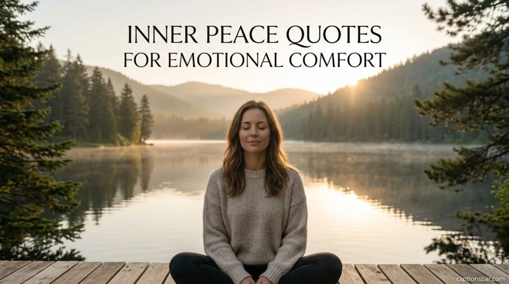 Inner Peace Quotes for Emotional Comfort