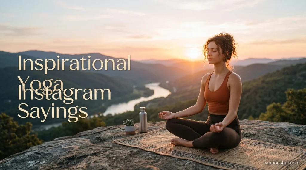 Inspirational Yoga Instagram Sayings