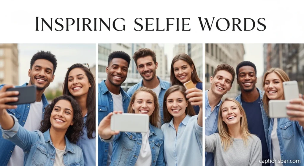 Inspiring Selfie Words