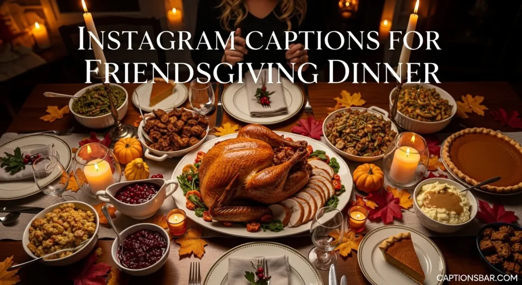 Instagram Captions For Friendsgiving Dinner