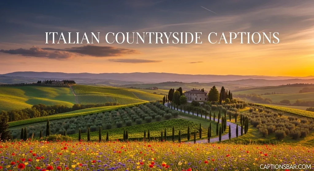 Italian Countryside Captions