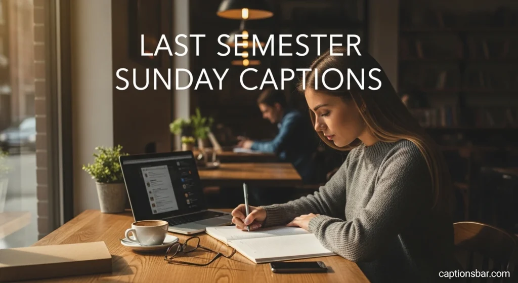 Last Semester Sunday Captions