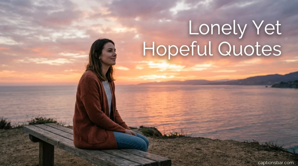 Lonely Yet Hopeful Quotes