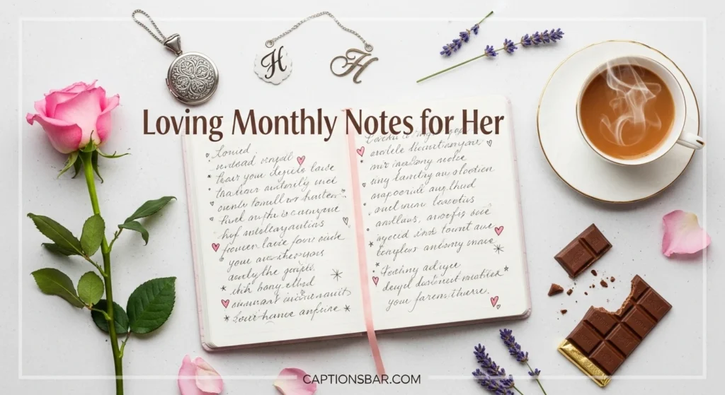 Loving Monthly Notes for Her