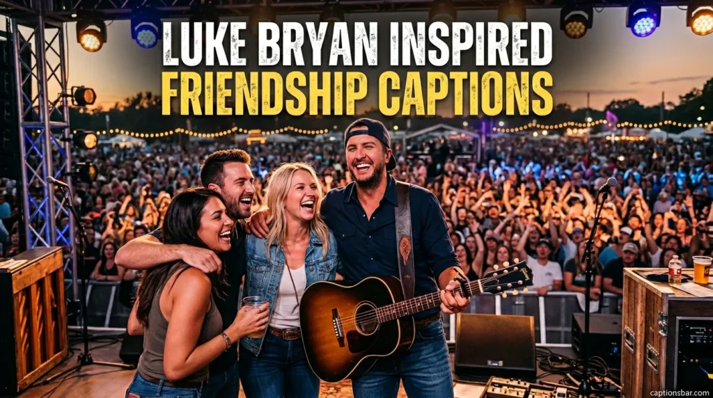 Luke Bryan Inspired Friendship Captions