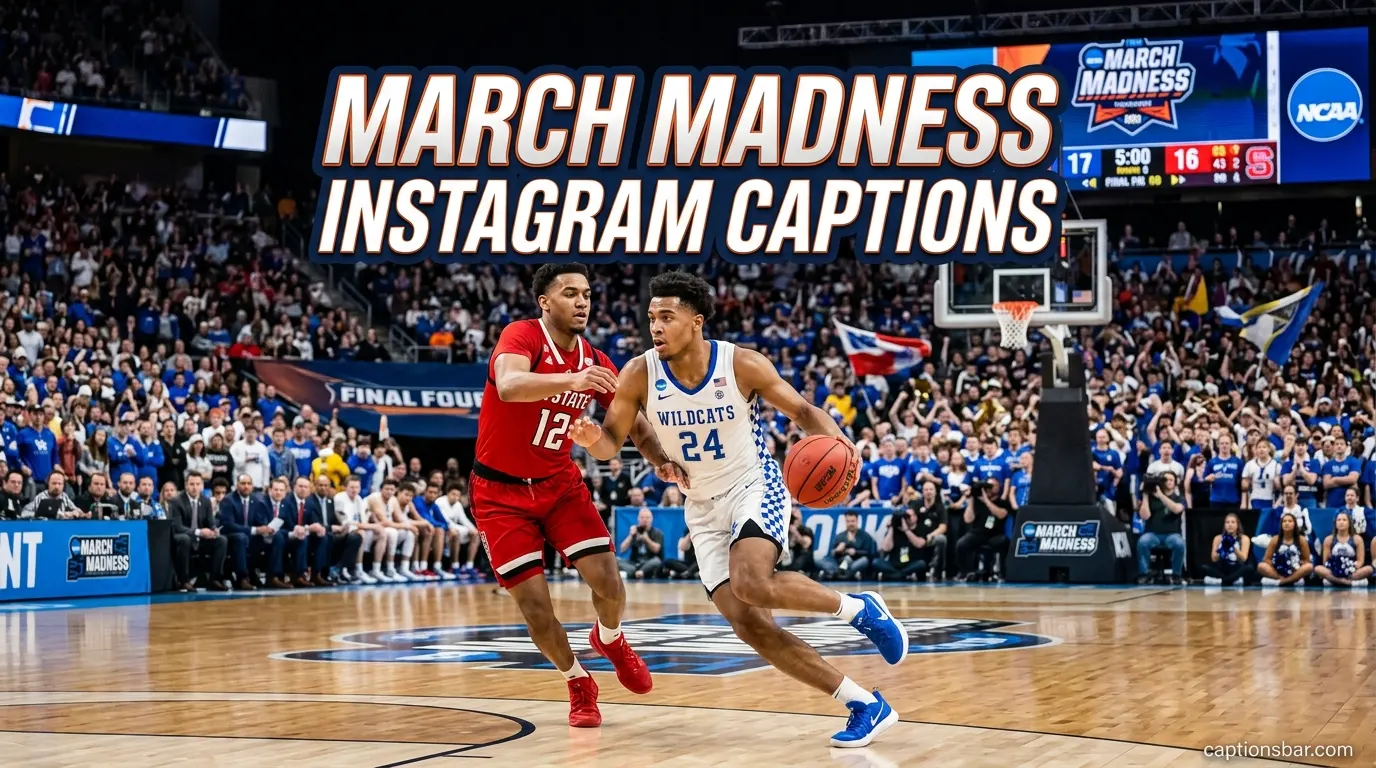 March Madness Instagram Captions