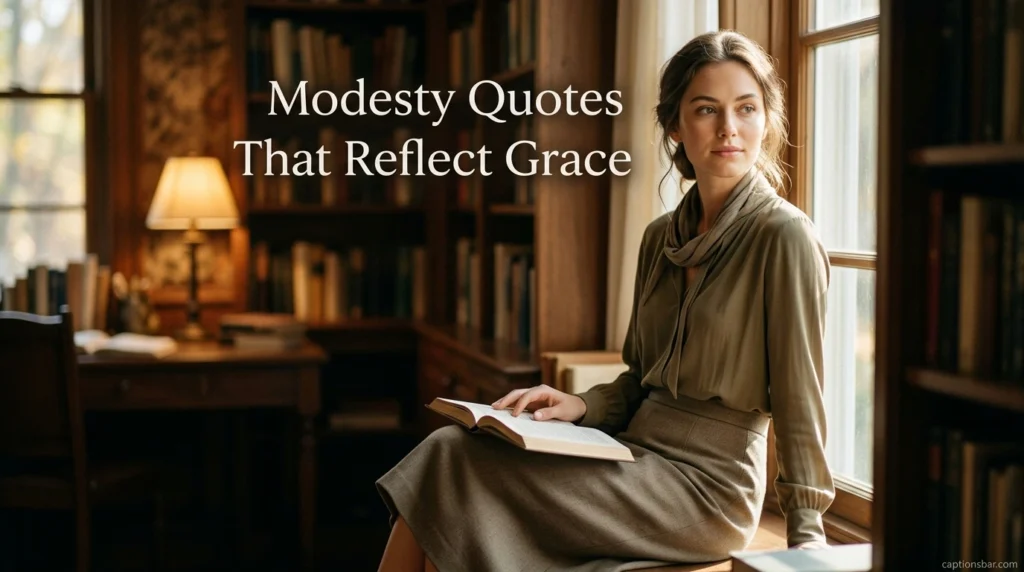 Modesty Quotes That Reflect Grace