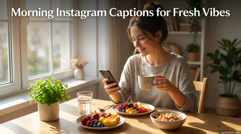 Morning Instagram Captions for Fresh Vibes