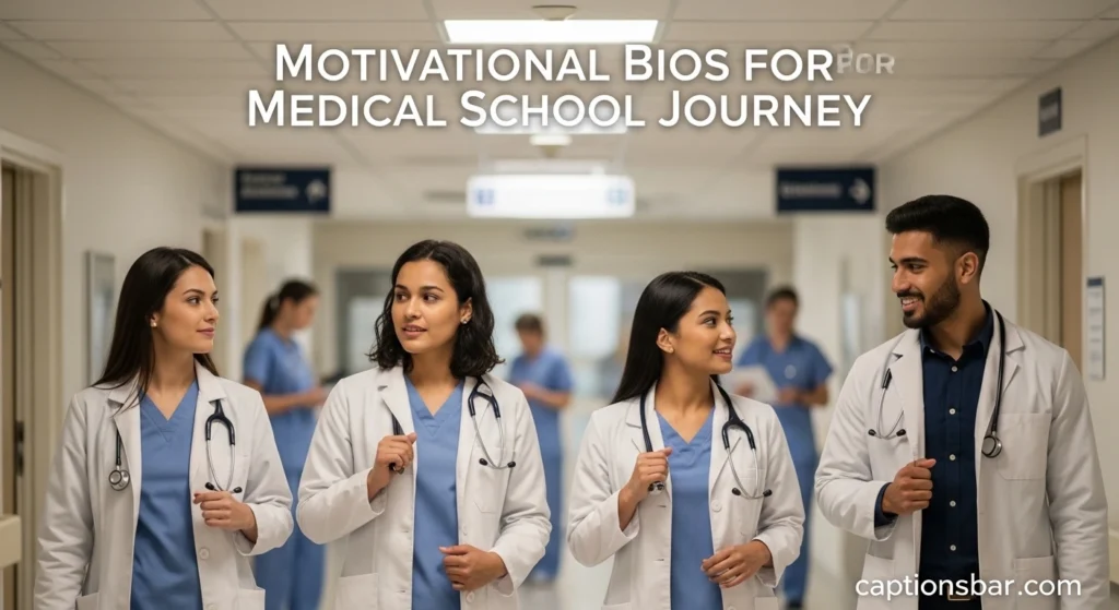 Motivational Bios for Medical School Journey